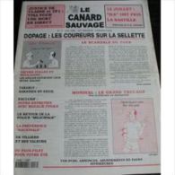 Le Canard Sauvage, Mensuel Humoristique N° 17 : Dopage-Mondial. 1998 (Eliby-O.A. Christie-Hubert Laporte) - Humour