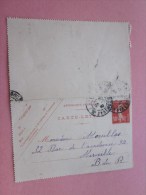 Entiers Postaux Entier Postal Semeuse 10c Carte Lettre De Cauterets Htes-Pyrénnée 1910> Faire Défiler Les Photos Voir - Letter Cards