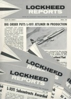 LOT De 4 Revues -  LOCKEED REPORTS 1968    (3428) - Aviazione