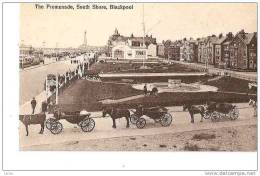 THE PROMENADE ,SOUTH SHORE ,BLACKPOOL ;PETITE ANIMATION CHEVAUX REF 14407 - Blackpool