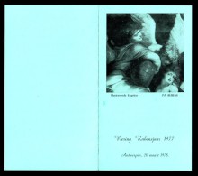 COB N°  1860 Sur Carton X2 - Année Internationale P.-P. RUBENS - Oblit. : " ANTWERPEN 20/3/1978". - Documenti Commemorativi