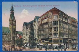 Deutschland; Hamburg; Mönckebergstrasse Mit Blick Auf Das Rathaus; 1928 - Mitte