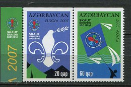 Azerbaïdjan** (lot 2) N° 580 - 581  - Europa - Année 2007 - Aserbaidschan