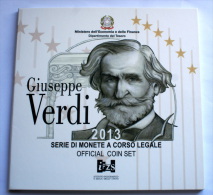 ITALY 2013 - OFFICIAL COIN SET 2013 IN ORIGINAL FOLDER - Italia