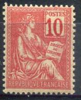 FRANCE - MOUCHON - N° 112 *, INFIME TRACE CHARNIÉRE ET TRES BON CENTRAGE - SUP - Unused Stamps