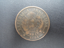 1884 - 2 Centavos Argentine - Argentina - Argentine