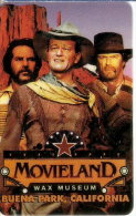 TARJETA DE ESTADOS UNIDOS DE HT DE MOVIELAND MUSEUM (CINE-CINEMA) CLINT EASTWOOD-JOHN WAYNE - Otros & Sin Clasificación