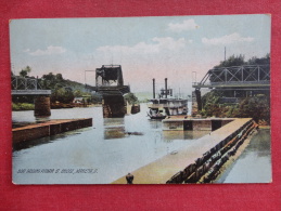 Marietta,OH--Boat Passing Putnam Street Bridge--cancel 1908--PJ 283 - Other & Unclassified