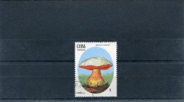 1988-Cuba- "Poisonous Mushrooms" Issue- "Boletus Satanas" 1c. Stamp Used - Gebruikt