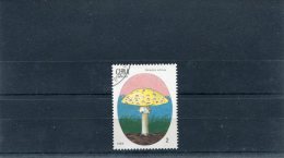 1988-Cuba- "Poisonous Mushrooms" Issue- "Amanita Citrina" 2c. Stamp Used - Oblitérés