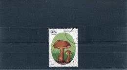 1988-Cuba- "Poisonous Mushrooms" Issue- "Tylopilus Felleus" 3c. Stamp Used - Oblitérés