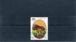 1988-Cuba- "Poisonous Mushrooms" Issue- "Paxillus Involutus" 5c. Stamp Used - Oblitérés