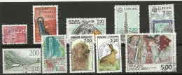 ANDORRA- CORREO FARNCES AÑO 1988 COMPLETO SELLOS USADOS (K) - Usati