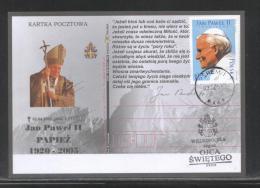 AUTUMN SALE POLAND 2005 POPE JPII SREM FUNERAL DAY WITH CANCELS!!!!! RELIGION CHRISTIANITY - Storia Postale