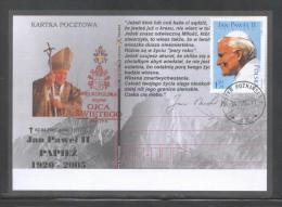 AUTUMN SALE POLAND 2005 POPE JPII GOSTYN FUNERAL DAY WITH CANCELS!!!!! RELIGION CHRISTIANITY - Covers & Documents