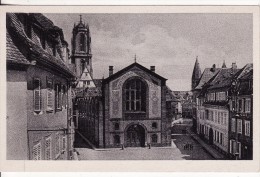 SELESTAT-SCHLETTSTADT (Bas-Rhin)  Kornmarkt U. Stadtbibliothek- Bibliothèque  - VOIR 2 SCANS - - Selestat