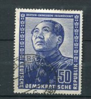 Germany China Friendship 1951 Sc 84 Mi 288 Used  Mao Tse-Tung CV 55 Euro - Mao Tse-Tung