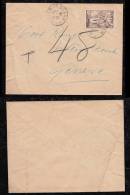 Marokko Morocco 1946 Cover OUJDA To Switzerland With TAX - Briefe U. Dokumente