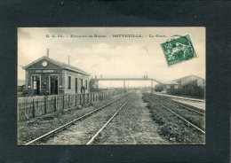 SOTTEVILLE LES ROUEN INTERIEUR DE LA GARE COTE VOIES   CIRC  OUI   / 1907 - Sotteville Les Rouen