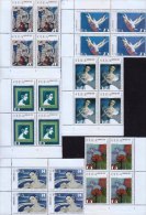 G)2013CUBABALLET, ALICIA ALFONSO IN GISELL, SET OF 6 BLOCKS OF 4 AND 4 S/S, MNH - Unused Stamps