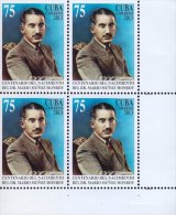 RG)2013 CARIBE, DR. MARIO MUÑOZ MONROY BIRTH CENTENARY, BLOCK OF 4, MNH - Neufs