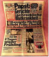 BILD-Zeitung Vom 9. April 1980 : Papst , Gerüchte Um Schreckliche Blutkrankheit  -  Tony Curtis In Nervenklinik - Other & Unclassified