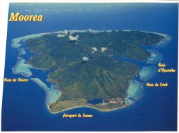(260) French Polynesia Islands - Moorea Island Aerial Views - Polynésie Française
