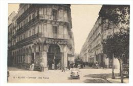 ALGER - ALGERIE - CARREFOUR - RUE WAISSE - DEVANTURE HOTEL - ANIMATION - Algiers