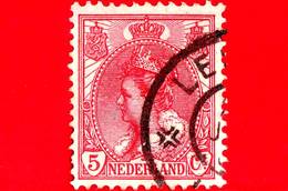 OLANDA - Usato - 1899 - Regina Guglielmina - Queen Wilhelmina (1880-1962) - 5 - Used Stamps