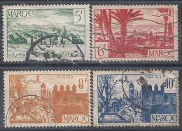 Maroc N°257A à 259 Obl. - Used Stamps