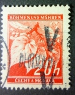 BÖHMEN UND MÄHREN 1939-42: Mi 22, O Interessanter Stempel - KOSTENLOSER VERSAND AB 10 EURO - Usados