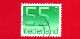 OLANDA - USATO - 1981 - Numero - Figura Tipo 'Crouwel' - 55 C - Used Stamps