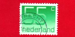 OLANDA - USATO - 1981 - Numero - Figura Tipo 'Crouwel' - 55 C - Gebraucht