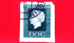 OLANDA  - 1972 - Regina Giuliana - Queen Juliana- Type 'Regina' - 60 - Used Stamps