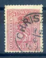 NORWAY - 1867 COAT OF ARMS 8s - Gebruikt