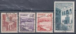 Maroc N°311 à 314 Obl. - Used Stamps