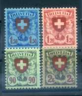 SWITZERLAND - 1924 DEFINITIVES COAT OF ARMS - Unused Stamps