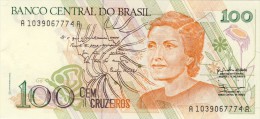 BILLET # BRESIL # 1989  # 100 CRUZEIROS  # C. MEIRELES # PICK 220 - Brazil