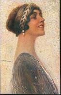 T. Corbella Pinx. Signature 232-2 Femme Woman Donna Frau Rev Stampa No. 894 Milano 25-5-1917 - Corbella, T.