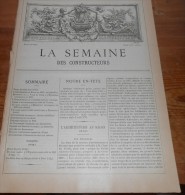 La Semaine Des Constructeurs. N°49. 4 Juin 1887. Petit Salon Louis XVI. Projet De Train Continu Pour... - Zeitschriften - Vor 1900