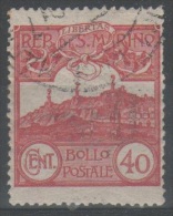 San Marino 1903 - Cifra 40 C.     (g4461) - Oblitérés