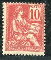 FRANCE - MOUCHON - N° 112 *, INFIME TRACE CHARNIÉRE - SUP - Unused Stamps