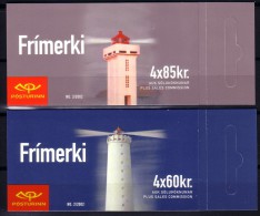 Islande - Carnets Yvert N° C933 & C934 Neufs ** (MNH) - Phare - Lighthouse - Leuchtturm - Libretti