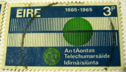 Ireland 1965 100th Anniversary Of The UIT 3p - Used - Used Stamps