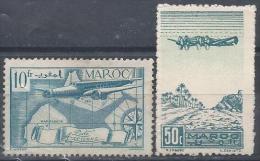 Maroc Poste Aérienne N°49-50 * Neuf - Poste Aérienne