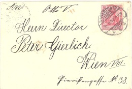 GERMANY. COVER TO WIEN. 1902 - Andere & Zonder Classificatie