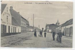 LOMBARTZIJDE-VUE GENERALE DE LA PLACE-UITG.HENRI DE WULF-ZELDZAME PRACHTIGE ANIMATIE-HERBERG IN DEN HANDBOOG-ZIE 2 SCANS - Middelkerke