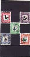 Afrique Du Sud-South Africa 1961,Timbres-taxe = Postage Due 1961, Oblitérés-used - Timbres-taxe