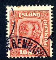 4016x)  Iceland 1907 - Sc# 76 ~ Used - Gebraucht