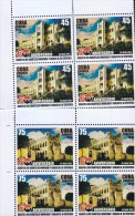 RG)2013 CARIBE, BUILDINGS, 60th ANNIVERSARY ASSAULT TO MONCADA & CARLOS M. CESPEDES QUARTERS, 2 BLOCKS OF 4, MNH - Neufs